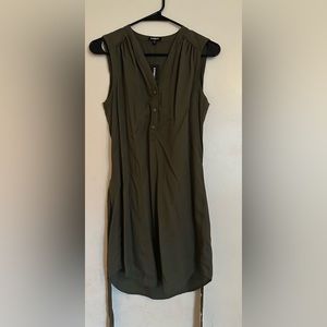 Small Army Green Express Tank Dress NWT
